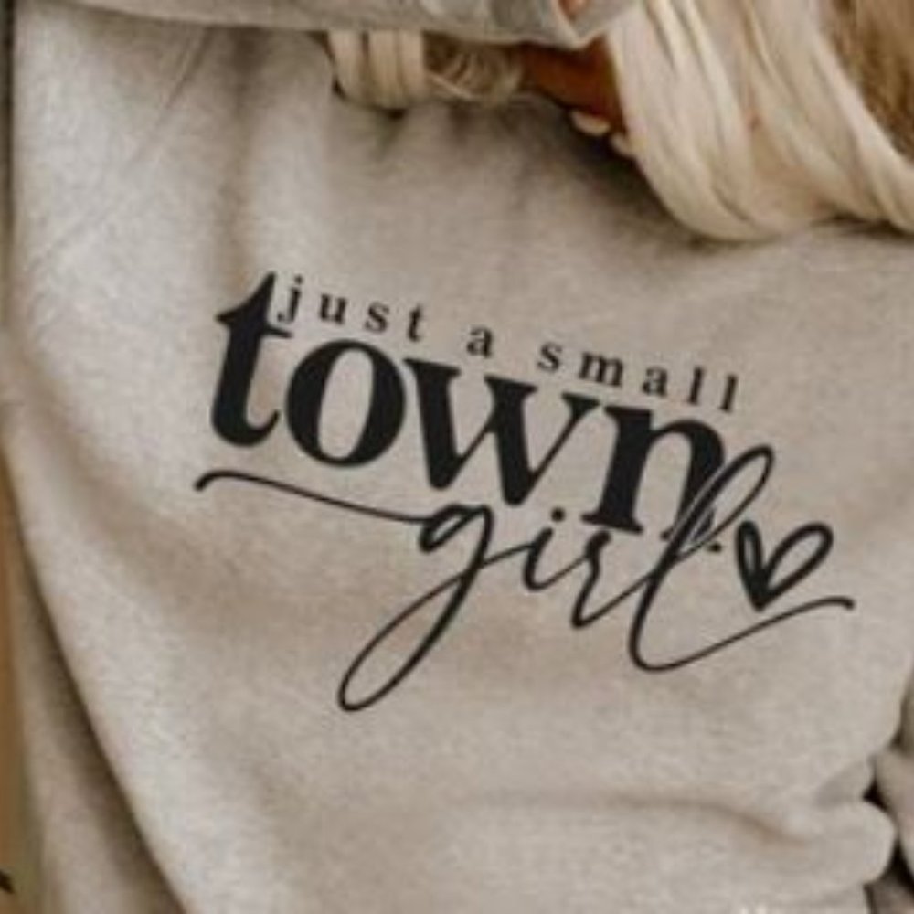 "Just a Small Town Girl Sweater"